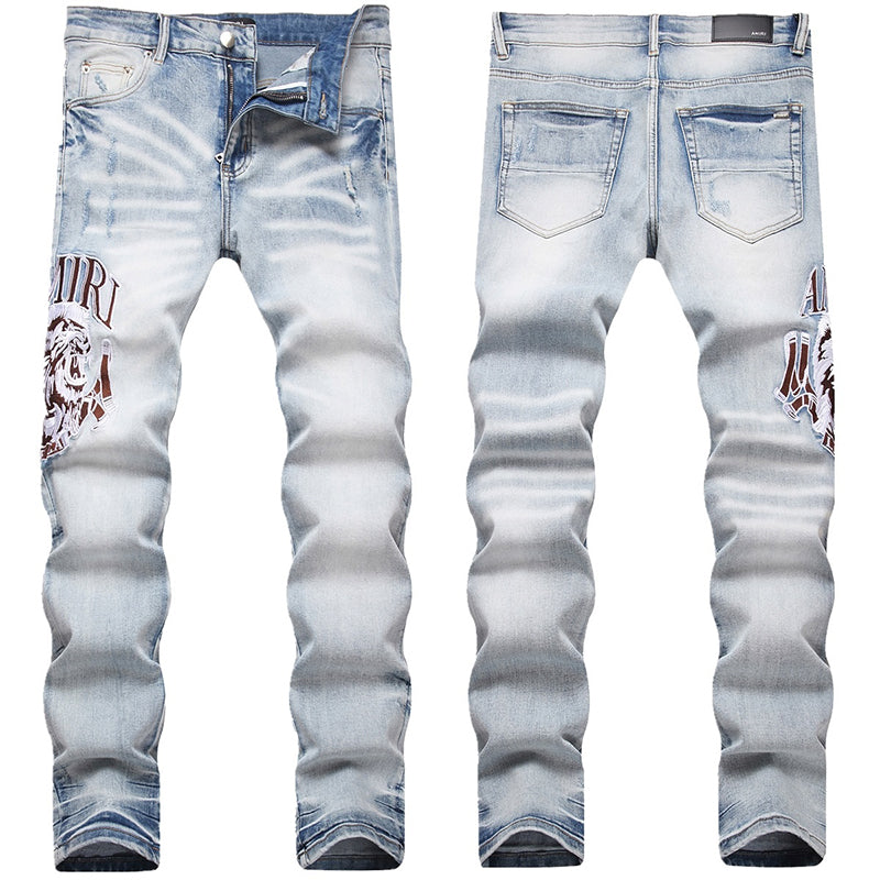 AMIRI Jeans High-quality distressed pure cotton