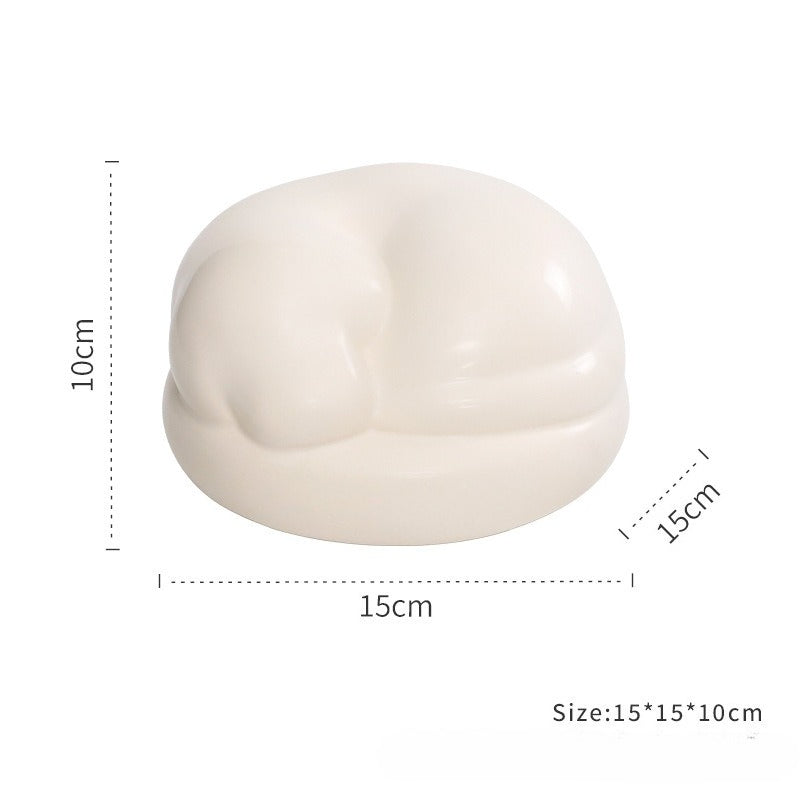 Pet Grave Marker Ceramic Pet Funeral Ceramic Cremation Urn Love Pet Cat and Dog Memorial Storage Container Memorial Jar