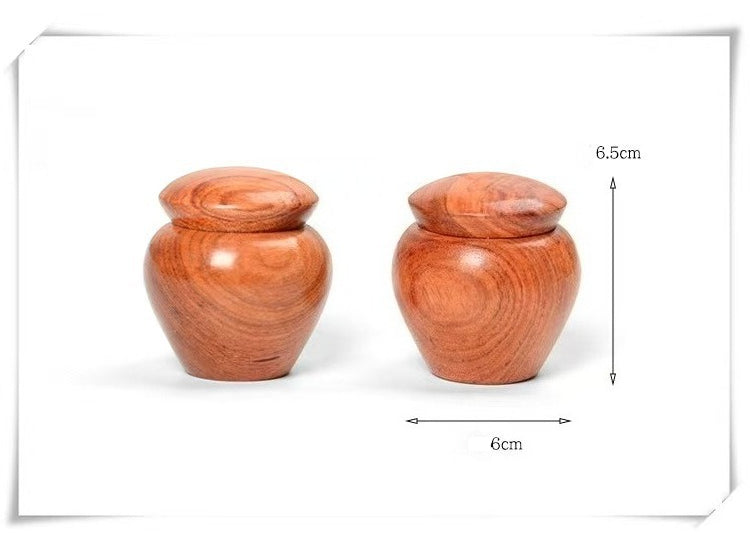 Pet Urn creative and exquisite rosewood small pot pet cat and dog souvenir urn to commemorate the beautiful memory of the lost loved ones