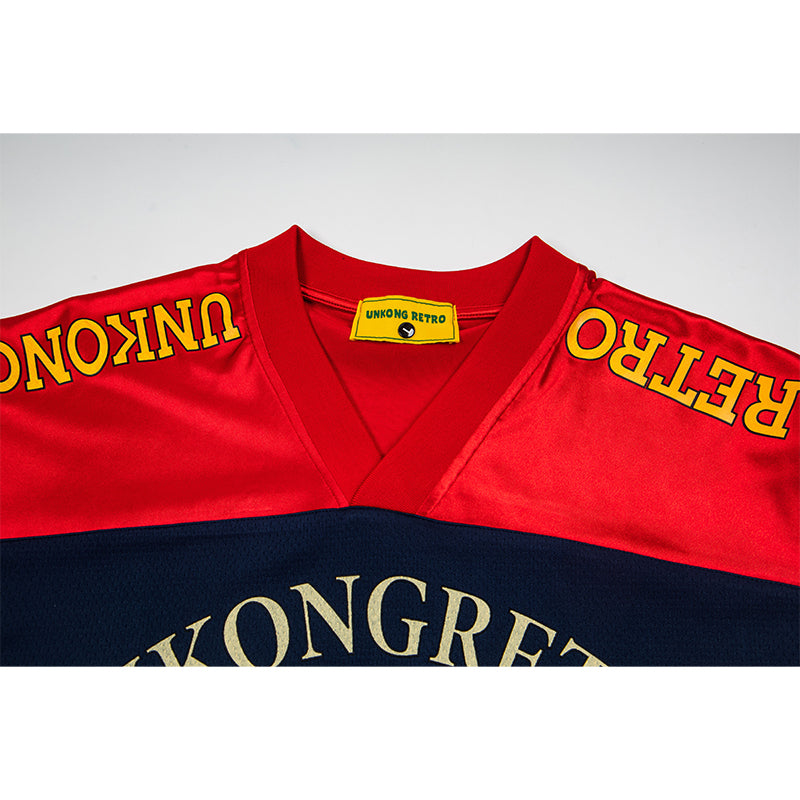 Unisex vintage T-shirt Polo shirt with a stand-up collar