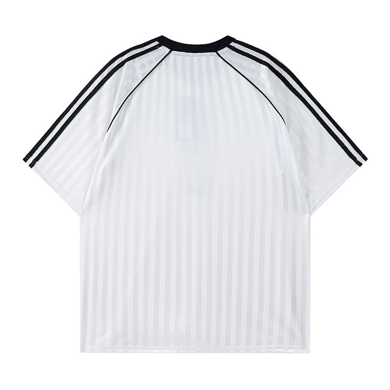 Unisex vintage T-shirts  No. 6 Numbered Stripes