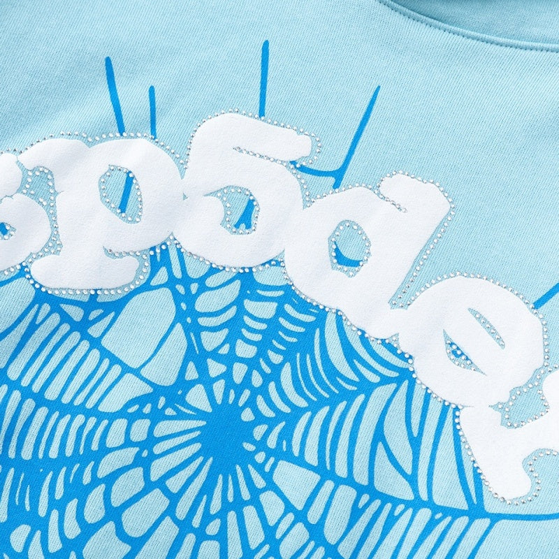 Spiderweb hoodie & sweatpants 2 piece set High-quality pure cotton for autumn and winter