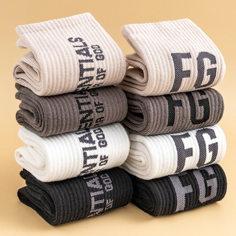 Men socks cotton knee socks