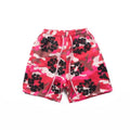 Denim Tears Shorts Y2K Heavyweight Camouflage Flower Printed Streetwear Shorts