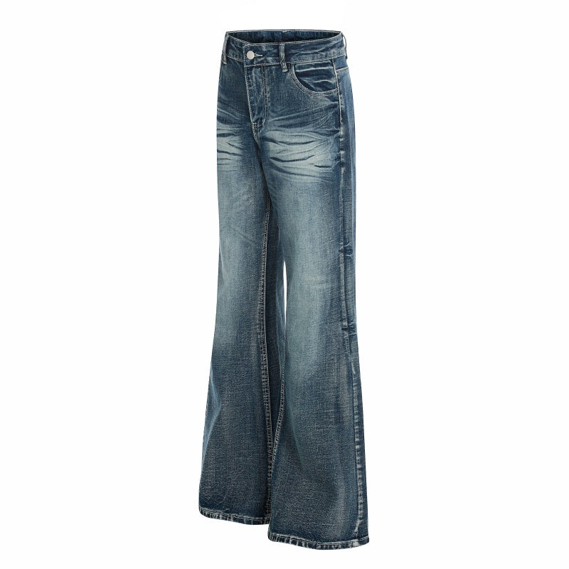 American-style streetwear harem pants Two Color Distressed Classic Outfit
