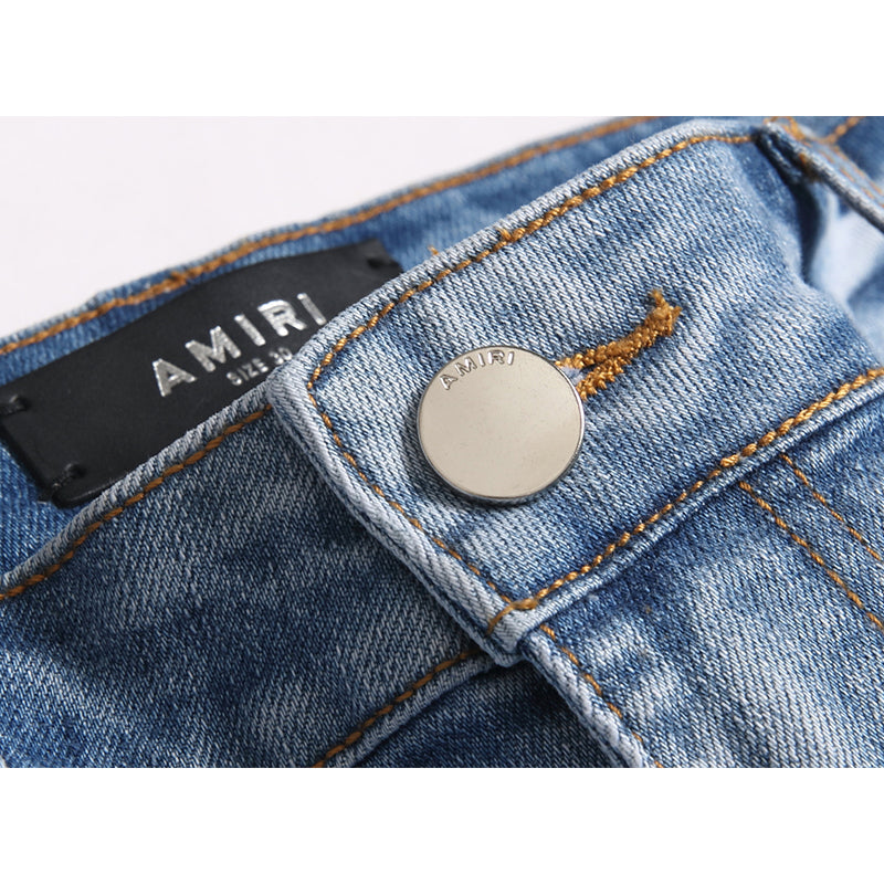 AMIRI Jeans High-quality distressed pure cotton