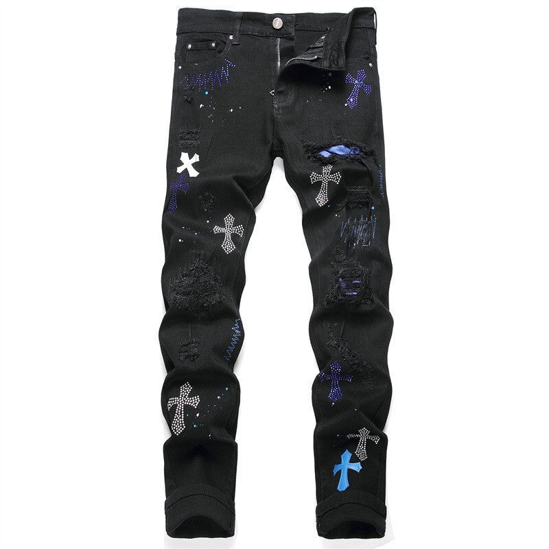 AMIRI Jeans High-quality distressed pure cotton