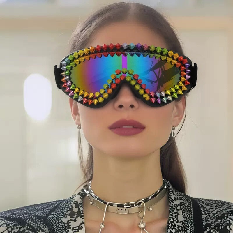 Trendy punk glasses anti-fog and dustproof goggles