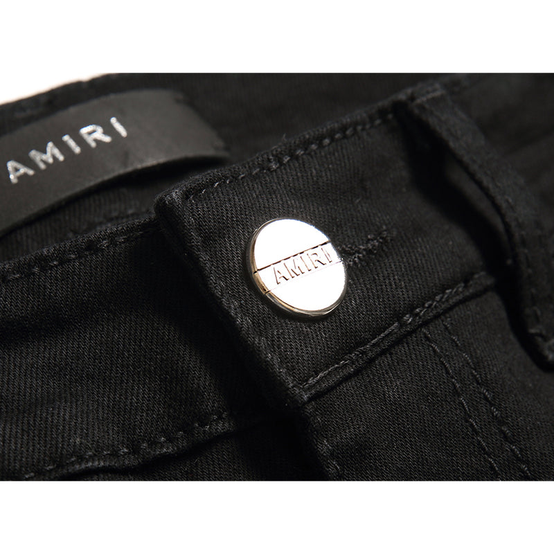 AMIRI Jeans High-quality distressed pure cotton