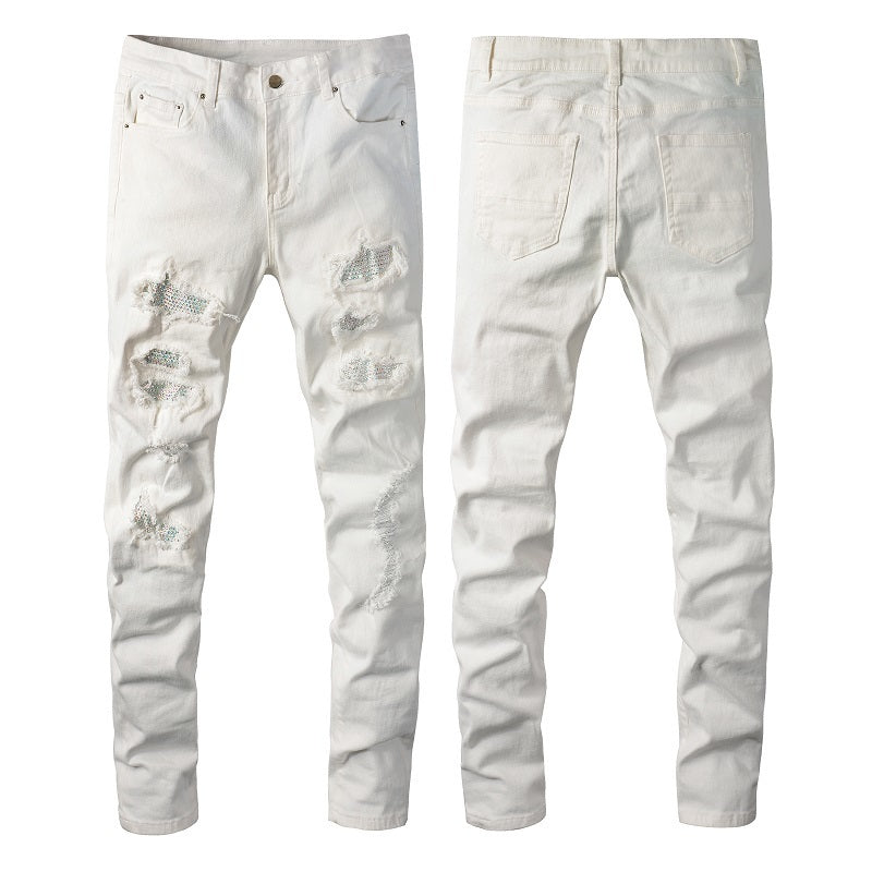 Men Trendy Jeans Pure cotton high quality