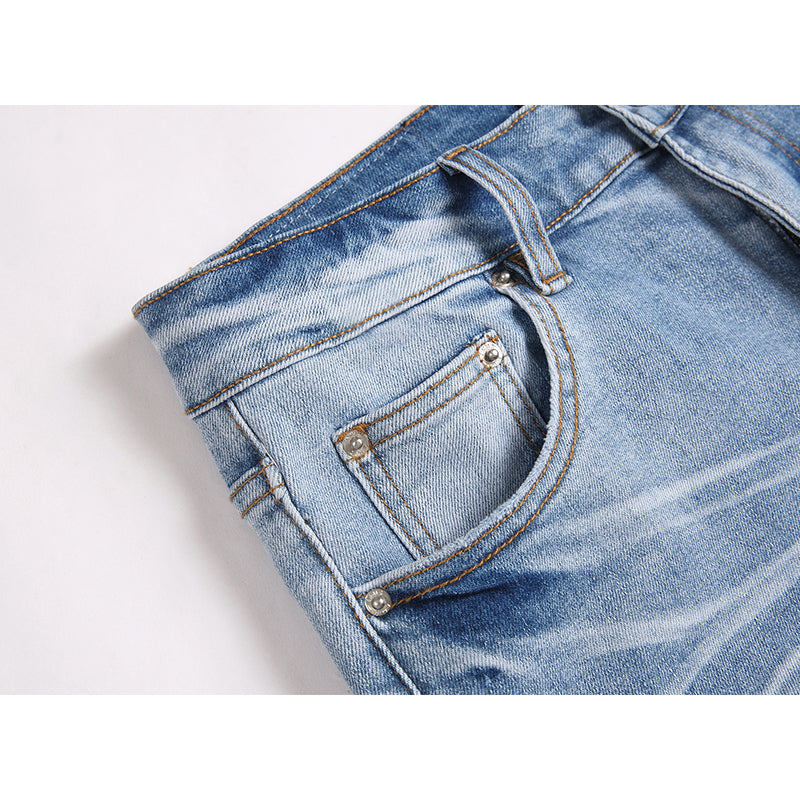 AMIRI Jeans High-quality distressed pure cotton