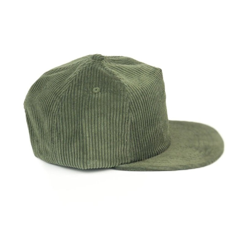 Trendy flat brimmed snapback hatscorduroy heattech breathable