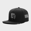 Trendy flat brimmed snapback hatsindian head sun shade