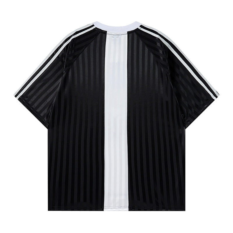 Unisex vintage T-shirts No. 9 Stylish Striped Design