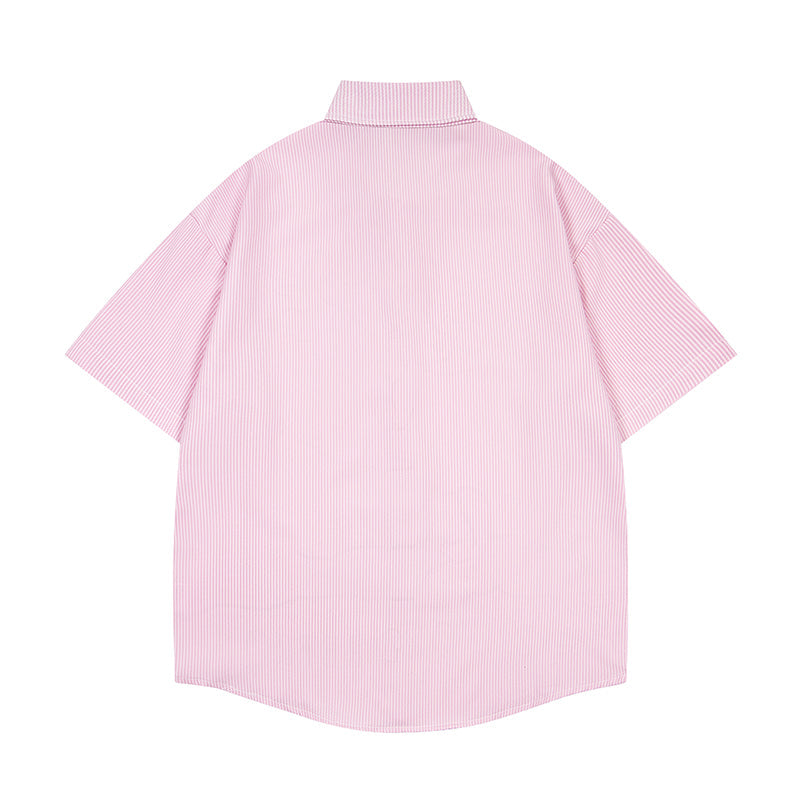 Unisex vintage T-shirt Polo shirt with a stand-up collar