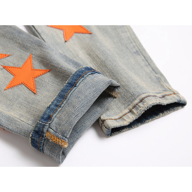 AMIRI Jeans High-quality distressed pure cotton
