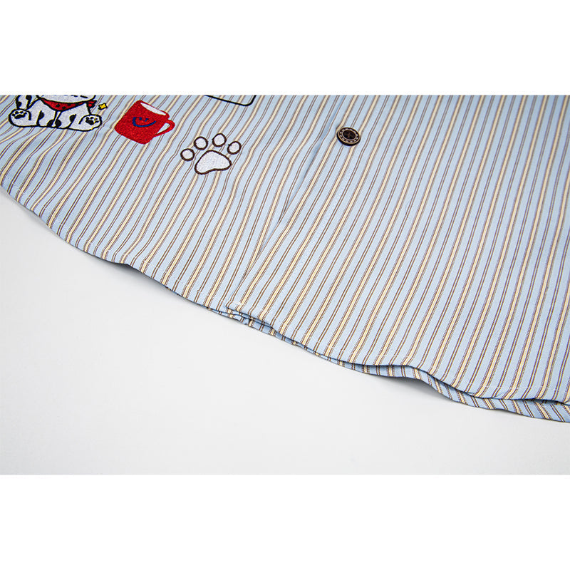 Unisex vintage T-shirt Polo shirt with a stand-up collar