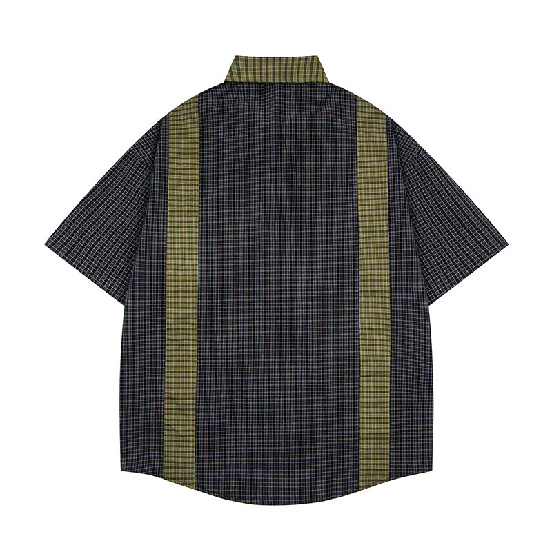 Unisex vintage T-shirt Polo shirt with a stand-up collar