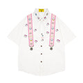 Unisex vintage T-shirt Polo shirt with a stand-up collar