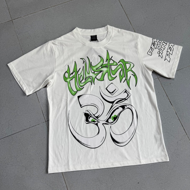 Vintage-style American T-shirt Mystic Third Eye Street Script Motif
