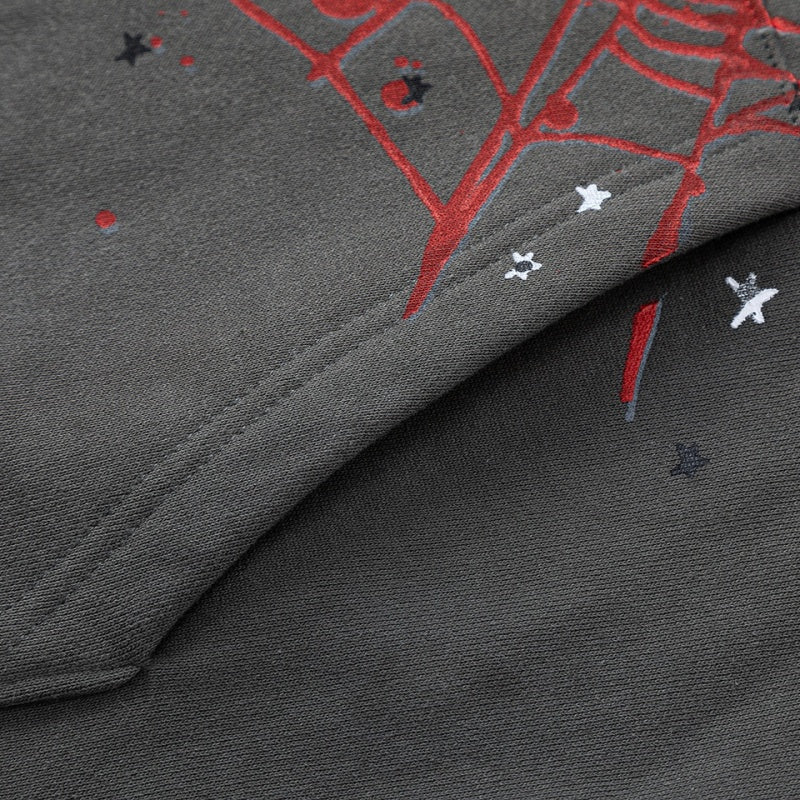 Spiderweb hoodie High-quality pure cotton for autumn and winter
