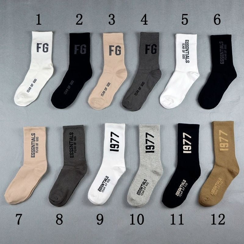 Men socks cotton knee socks