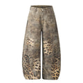 American-style streetwear harem pants Faded Multi-Print Voluminous Apparel