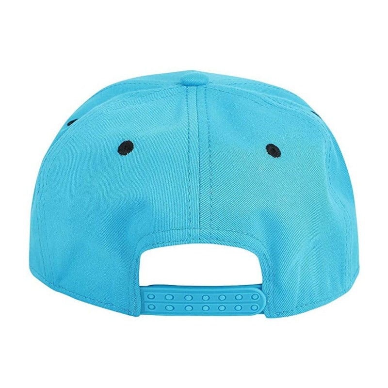 Trendy flat brimmed snapback hatscartoon men and women neutral