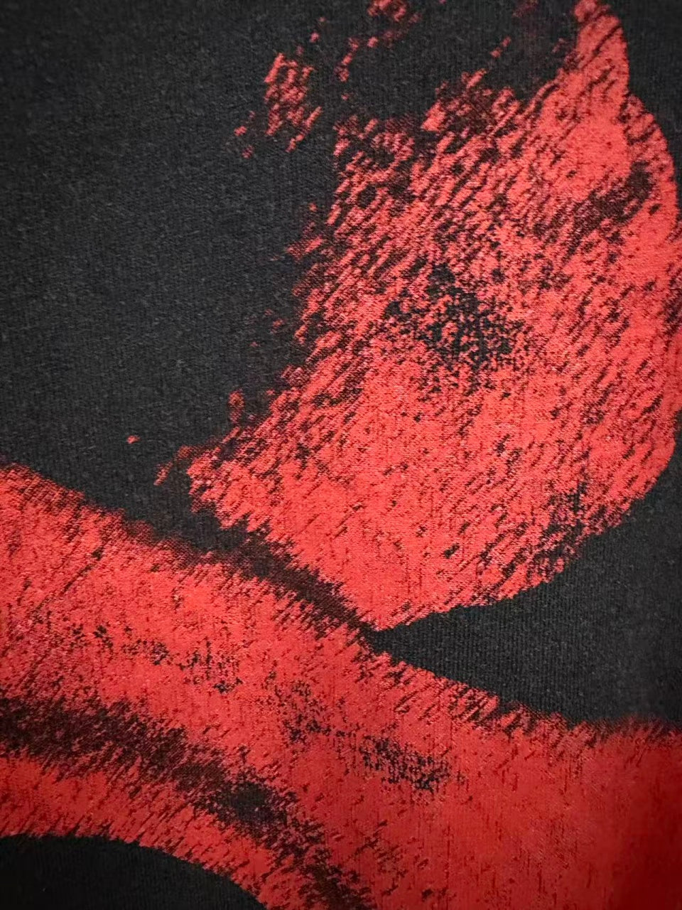 Vintage style washed summer wear T shirt Dual blades 260G pure cotton high-quality streetwear