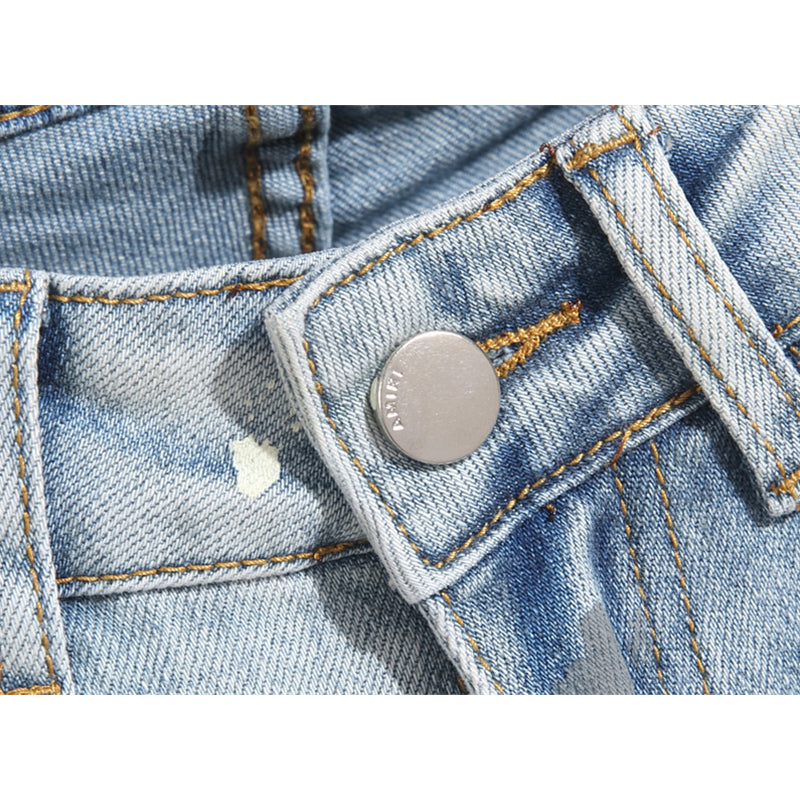 AMIRI Jeans High-quality distressed pure cotton