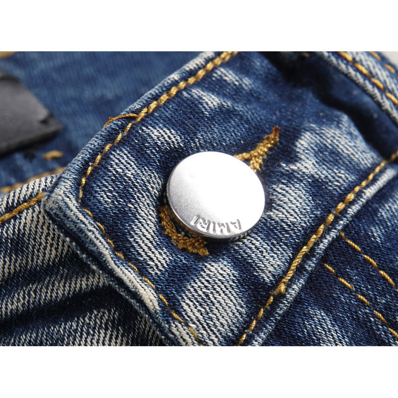 AMIRI Jeans High-quality distressed pure cotton