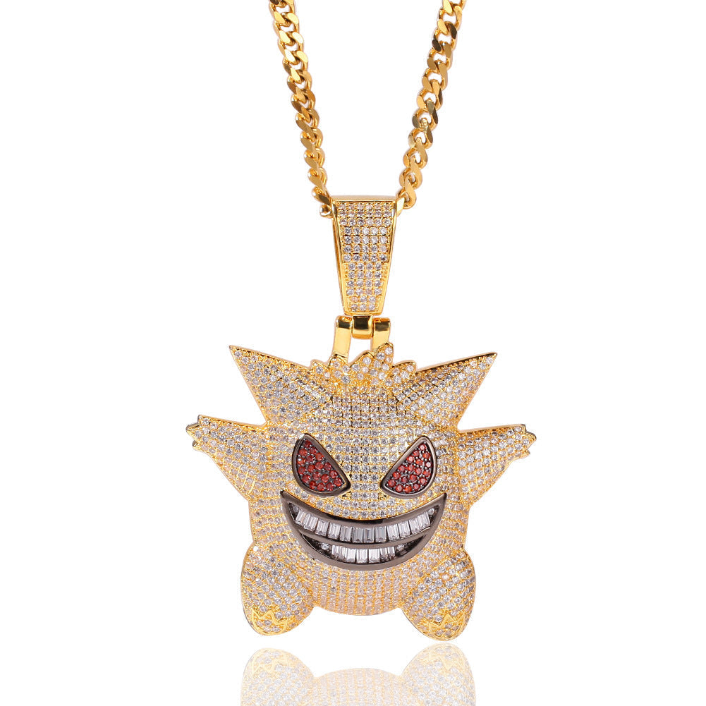Jewelry full of zircon Geng Gui pendant Pokemon anime Pok¡§|mon Spectrum