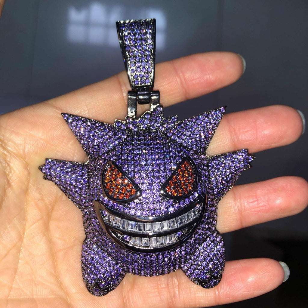 Jewelry full of zircon Geng Gui pendant Pokemon anime Pok¡§|mon Spectrum