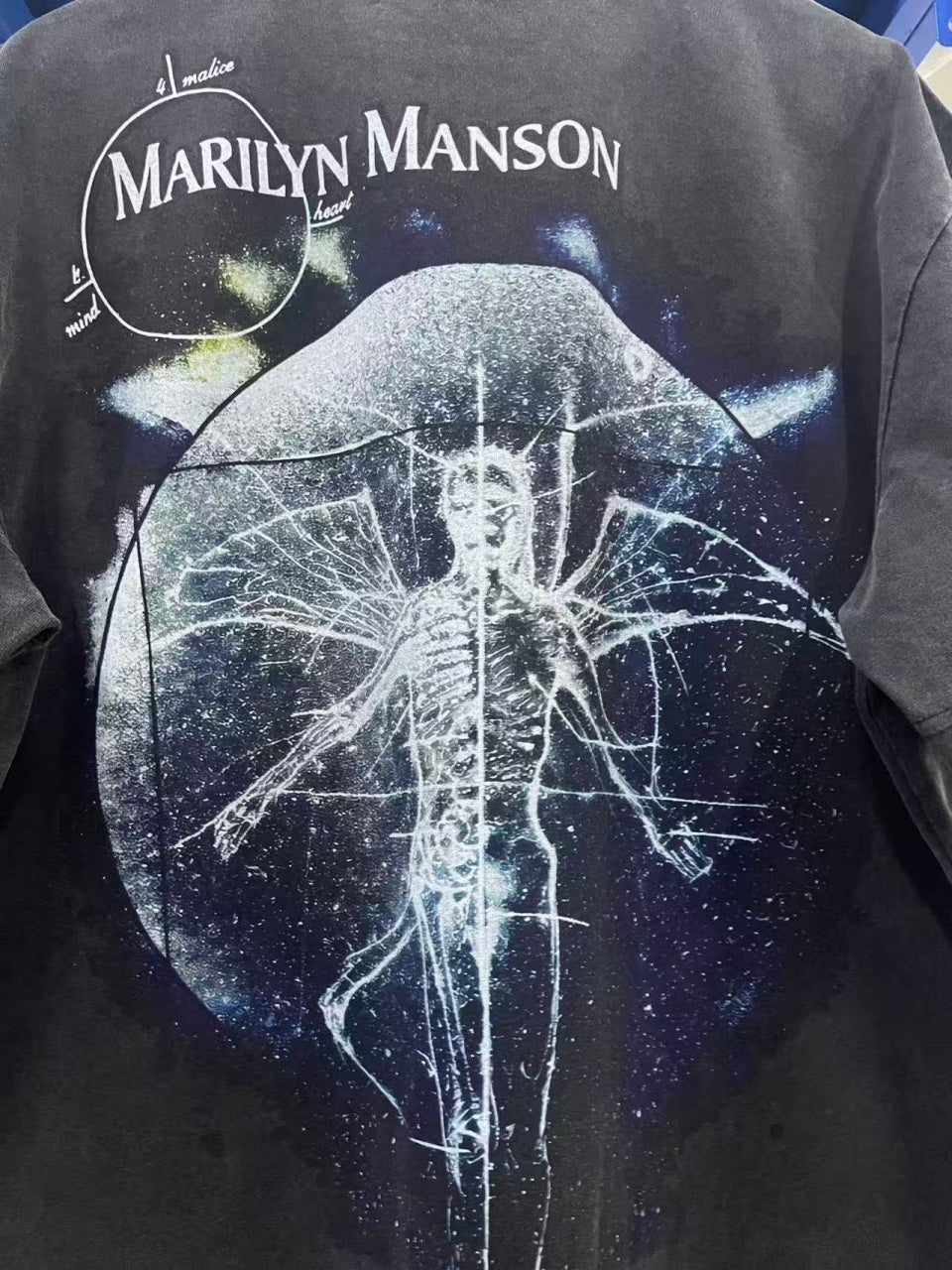 Vintage style washed summer wear T shirt 260G pure cotton high-quality streetwear