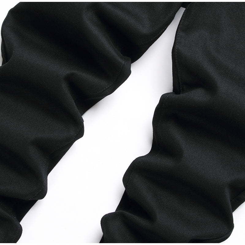 Mens Fashion Jeans pure black 5609# Pure cotton high quality