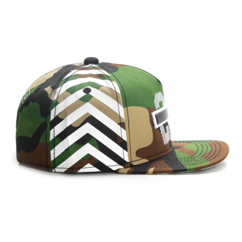 Trendy flat brimmed snapback hats
