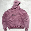 Unisex Vintage Hoodie  Hand-distressed craftsmanship; Asute enzyme-wash finish for a natural, faded look.
