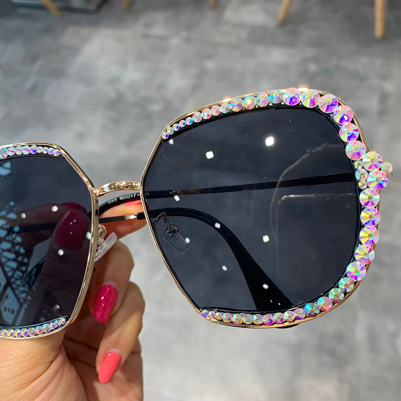 Trendy punk glasses shade