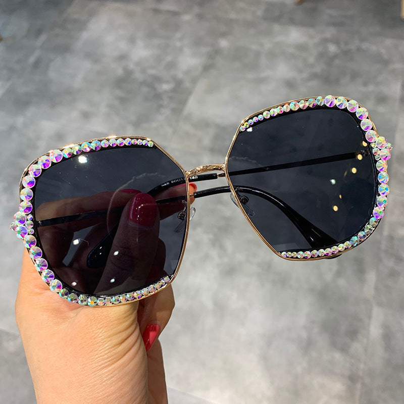 Trendy punk glasses shade