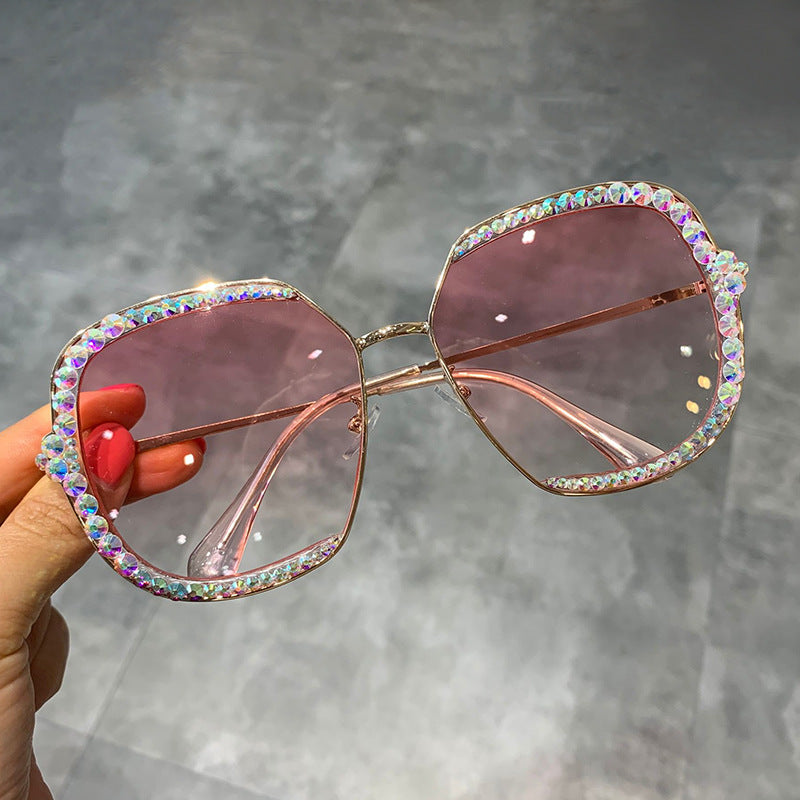 Trendy punk glasses shade