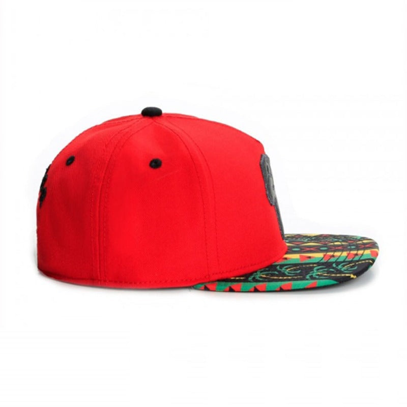 Trendy flat brimmed snapback hatsshade