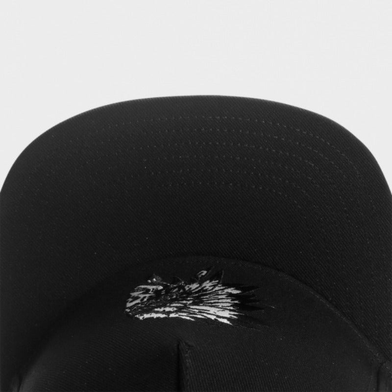 Trendy flat brimmed snapback hatsindian head sun shade