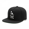 Trendy flat brimmed snapback hatslos angeles laletterembroiderunisex