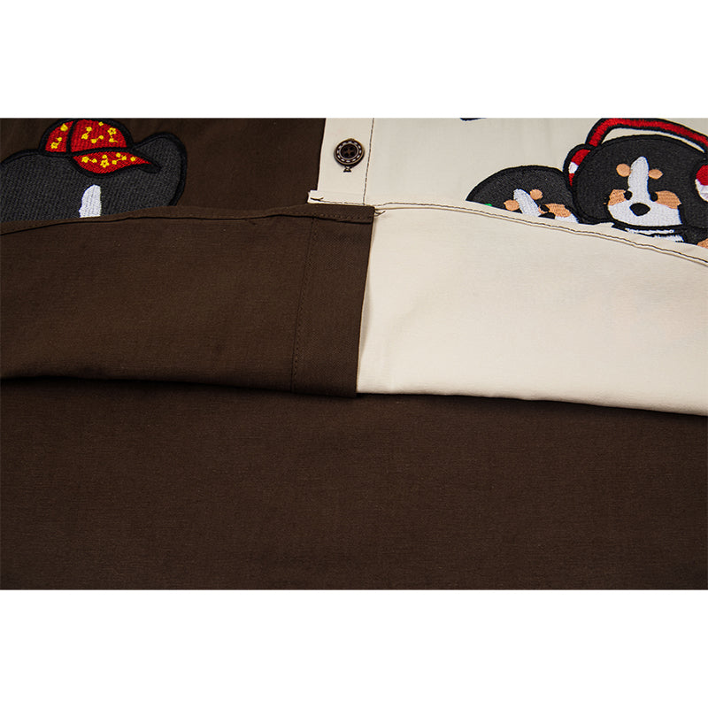 Unisex vintage T-shirt Polo shirt with a stand-up collar