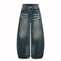 American-style streetwear harem pants Vintage Fade Baggy Balloon Jeans