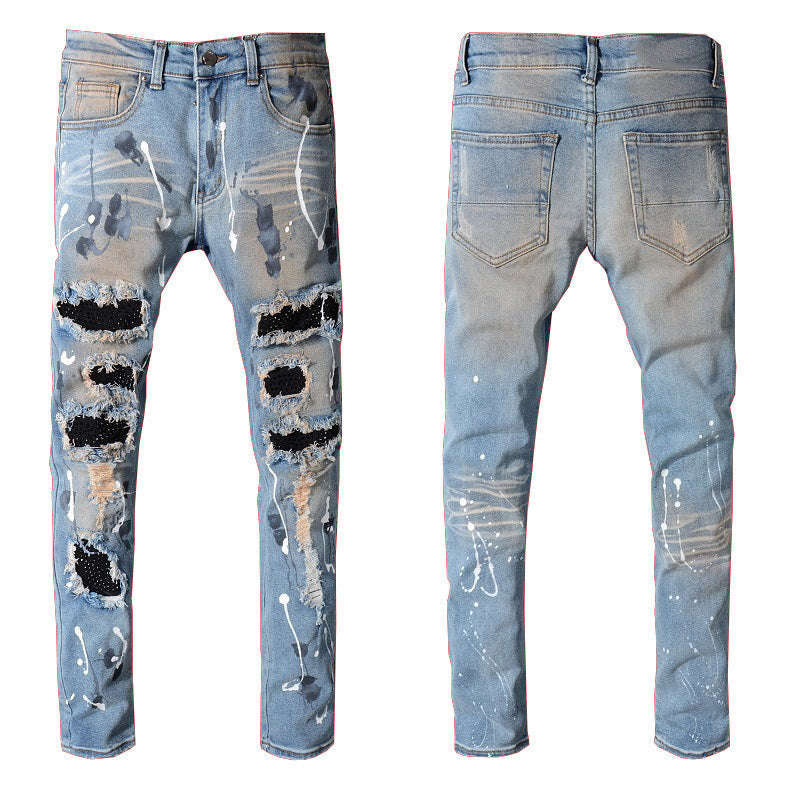 Men Trendy Jeans Pure cotton high quality