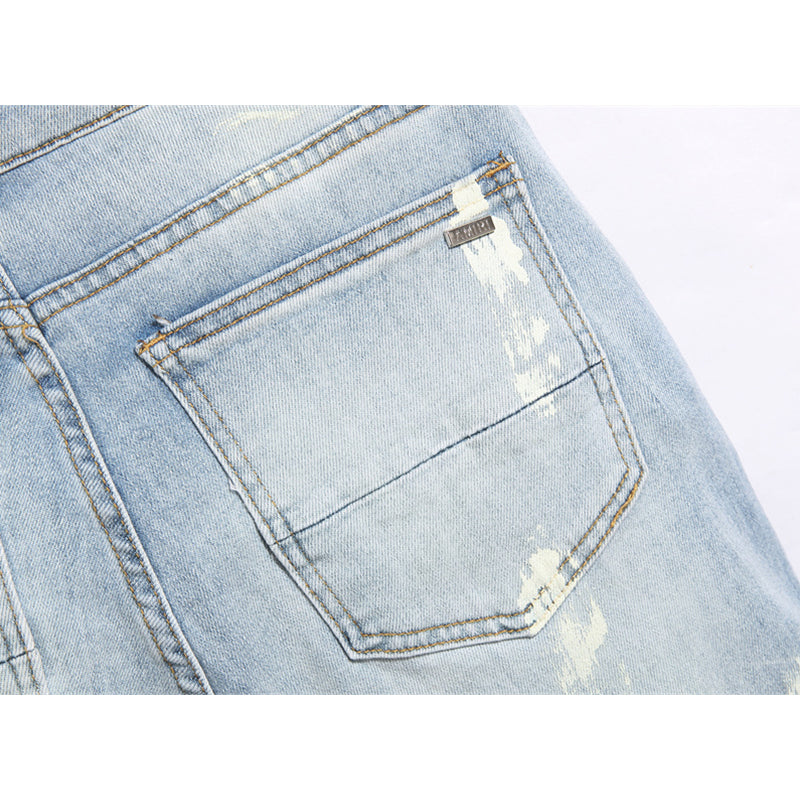 AMIRI Jeans High-quality distressed pure cotton