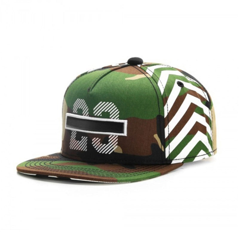 Trendy flat brimmed snapback hats