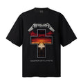 Saint Michael T Shirts Sunset Cross Landscape Metal Band Vintage Graphic Tee