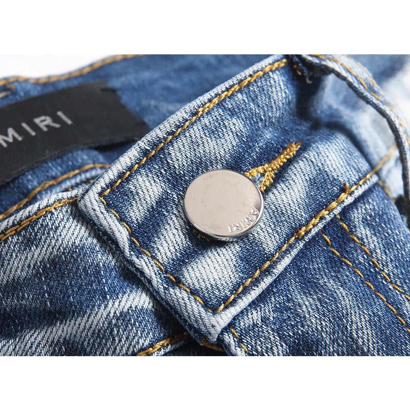 AMIRI Jeans High-quality distressed pure cotton